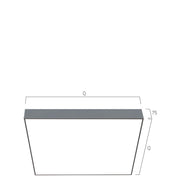 Lightnet - Decken-/Wandleuchte LED-Anbauleuchte CA2OEE-830M-Q330 3000K