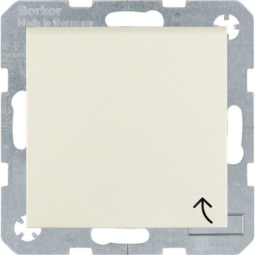 Berker - Steckdose SCHUKO-Steckdose ws/gl 47518982 mit Klappdeckel