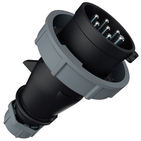 Mennekes - CEE-Stecker (IEC 60309) Stecker AM-TOP HW/VN 3913 16A,7p,7h,500V,IP67