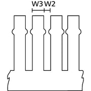 HellermannTyton - Verdrahtungskanal HTWDPD50X75PVCGY(20) − 20 Stück