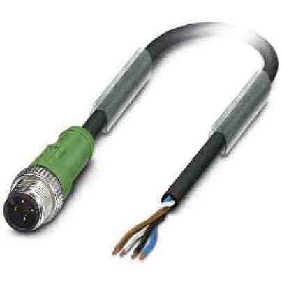 Phoenix Contact - Konfektioniertes Sensor-Aktor-Kabel SAC-4P-M12MS/10-PUR Stecker M12,4p.,10m