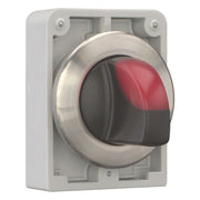 Eaton - Frontelement für Wahlschalter Leuchtwahltaste RMQ-Titan M30I-FWRLK-R rastend Knebelgriff