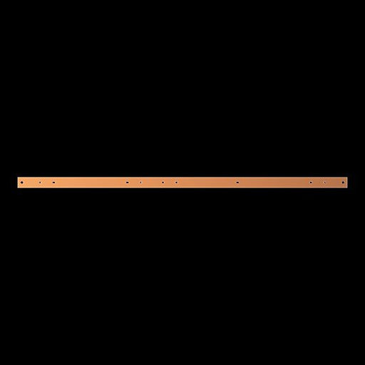 Striebel&John - Sammelschiene Kupferschiene ZX1114 40x10mm L:1350mm