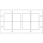 Icotek - Einführungsflansch für Kleingehäuse/Schaltschrank Kabeleinführungsleiste KEL 183/8