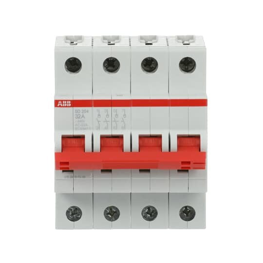 ABB Stotz S&J - Schalter für Reiheneinbau Lasttrennschalter SD204/32 4-polig, 32A