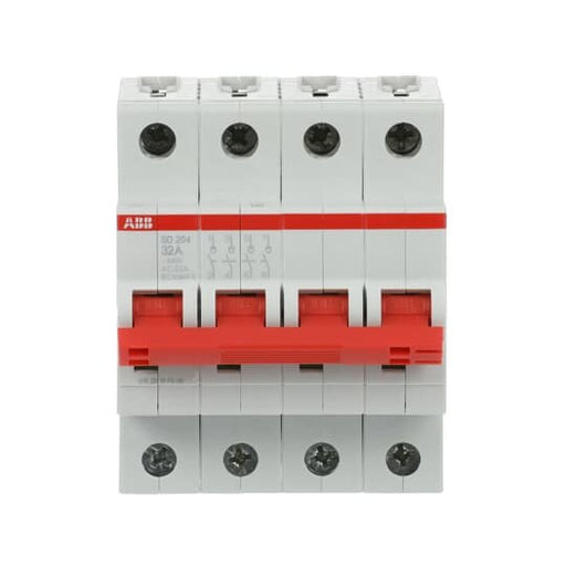 ABB Stotz S&J - Schalter für Reiheneinbau Lasttrennschalter SD204/32 4-polig, 32A