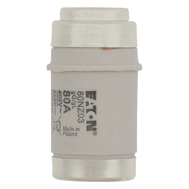 Eaton - D0-Sicherungseinsatz Sicherungseinsatz Nieders. SICHERUNG-#80NZ03 80A AC 400V 50kA − 10 Stück