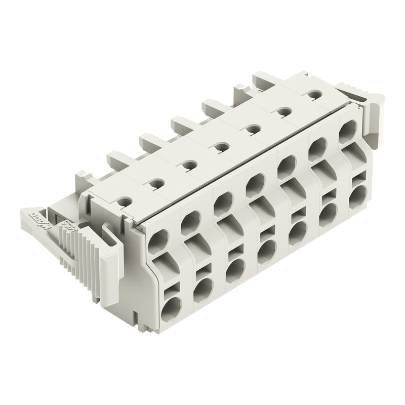 WAGO - Kabelsteckverbinder für Leiterplattensteckverbinder 2-Leiter-Federleiste 721-2207/037-000 CAGECLAMP,2,5mm²,lgr − 25 Stück