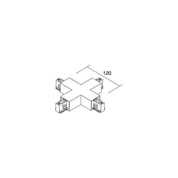 Brumberg Leuchten - Elektrisches Zubehör/Ersatzteile für Leuchten Kreuzverbinder 88130680 si