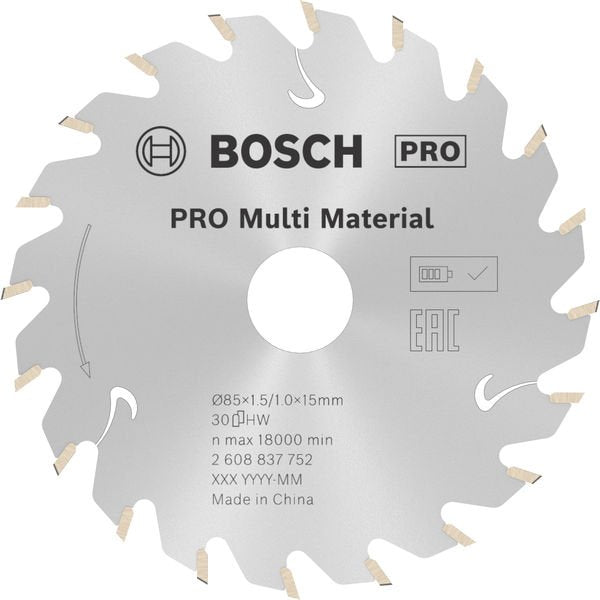 Bosch - Kreissägeblatt PRO Multi Material 2608837752 cordless