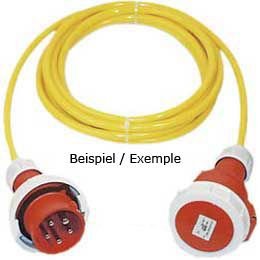 Gifas Electric - Netzanschlussleitung Verlängerungsleitung 306356/57/10/45160GG 10m 5x16qmm