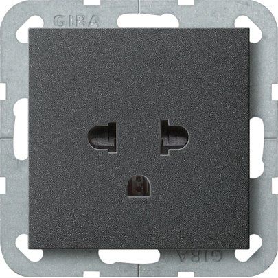 Gira - Steckdose EURO US System 284028 anth