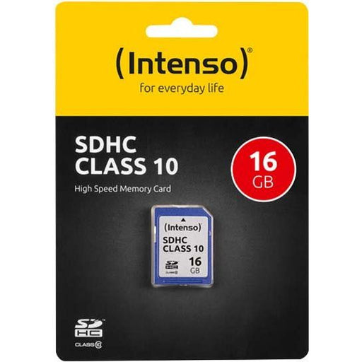 Intenso - Speichermedium digital SDHC-Card 16GB 3411470 (R)40MB/s,(W)10MB/s