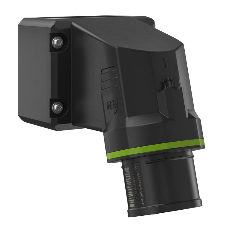 Walther Werke - CEE-Gerätestecker (IEC 60309) CEE NEO Wandgerätestecker FW714410CC 16A 4P 10h IP54 − 5 Stück