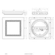 EVN Lichttechnik - Decken-/Wandleuchte LED-Anbauleuchte ALQ250102
