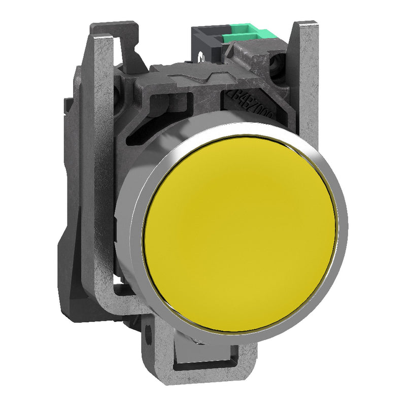 Schneider Electric - Drucktaster, Komplettgerät Drucktaster Ge XB4BA515 1S 22Mm Push In