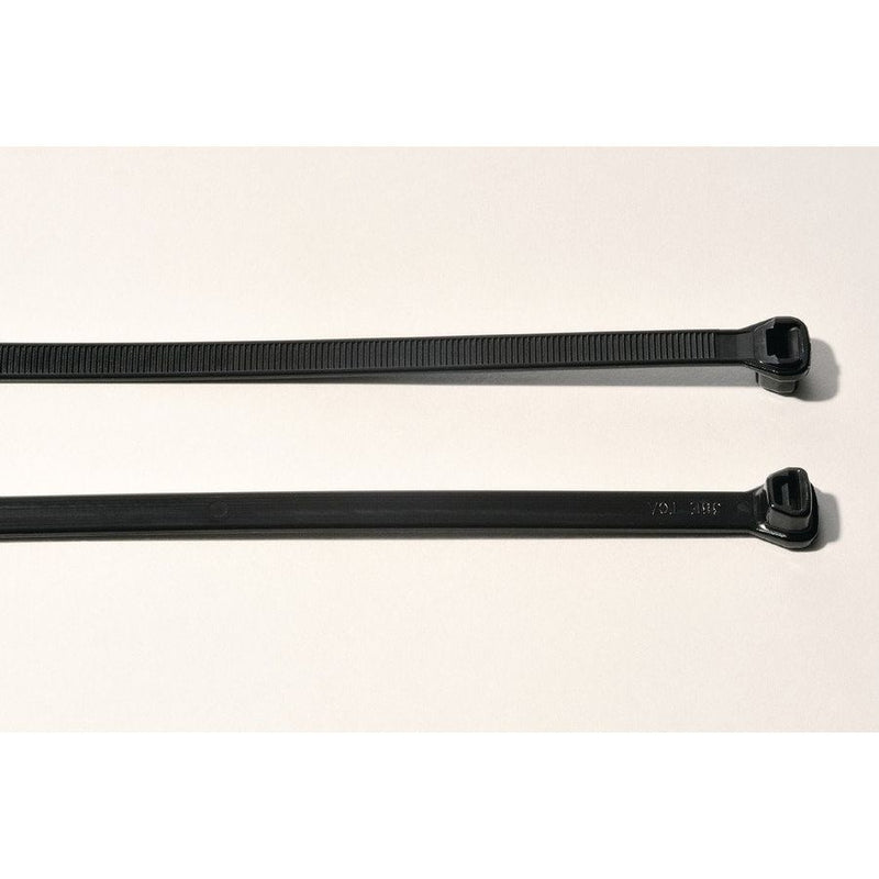 HellermannTyton - Kabelbinder X80I-PA66HS-BK(1000) 300x4,65 mm, schwarz − 6000 Stück