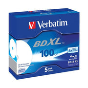 Verbatim - Speichermedium digital BD-R XL 100GB/2-4x 43789 (VE5) Jewelcase (5 Disc)