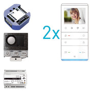TCS Tür Control - Türsprech-Set video:pack Einbau PVIF020/001 für 2 Wohneinheit
