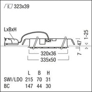 Zumtobel Group - Decken - /Wandleuchte LED - Wandfluter SUI DF9 #60211005 4000K