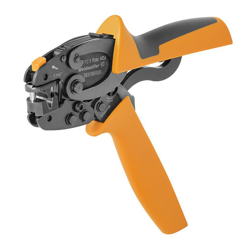 Weidmüller - Presswerkzeug Kabelschuhe/Verbinder, Aderendhülsen, Schirmanschluss Crimpwerkzeug PZ 6 ROTO ADJ