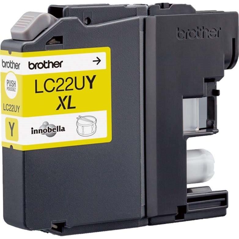 Brother - Verbrauchsmaterial für Telefax/Drucker/MFC Tintenpatrone LC-22UY gelb