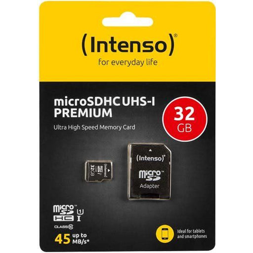 Intenso - Speichermedium digital microSDHC Card 32GB 3423480 (R)45MB/s,(W)10MB/s − 6 Stück