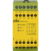 Pilz - Gerät zur Überwachung von sicherheitsgerichteten Stromkreisen Not-Aus-Schaltgerät PNOZ X3.2 #774309 230AC24DC3n/o1n/c1so