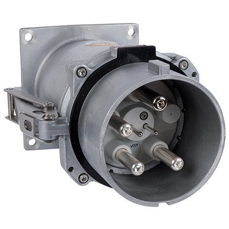 Mennekes - Hochstrom-Rundsteckvorrichtung Anbaustecker 75291 400A,4p,6h,400V,IP67