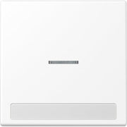 Jung - Abdeckung/Bedienelement für Installationsschalterprogramme Wippe 1-fach LS 990 NAKO5 WWM schneeweiß matt