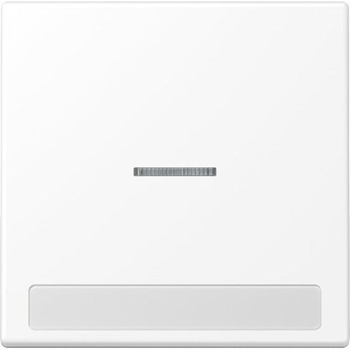 Jung - Abdeckung/Bedienelement für Installationsschalterprogramme Wippe 1-fach LS 990 NAKO5 WWM schneeweiß matt