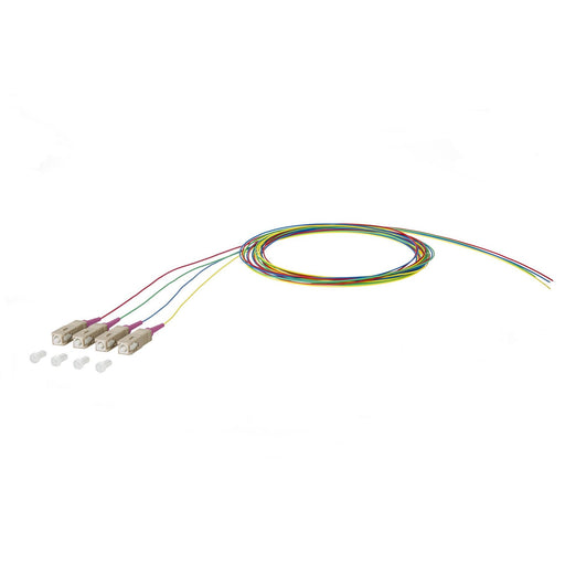Metz Connect - LWL-Pigtail OpDAT Pigtail SC-PC 150N1CO0020E4 OM4 4 Farben − 4 Stück