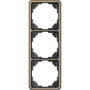 Jung - Abdeckrahmen Rahmen 3-fach gold brz CD 583 GB waage/senkrecht