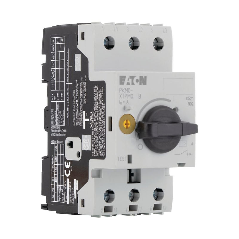 Eaton - Leistungsschalter für Motorschutz Kurzschlussschutzschalter PKM0-0,63 3-polig, Im = 8,8 A