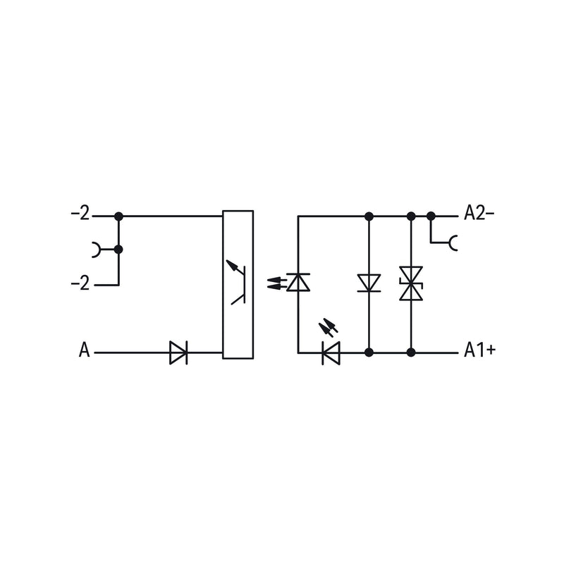 WAGO - Optokoppler Optokoppler-Klemme 859-794 24/24VDC 100mA − 10 Stück