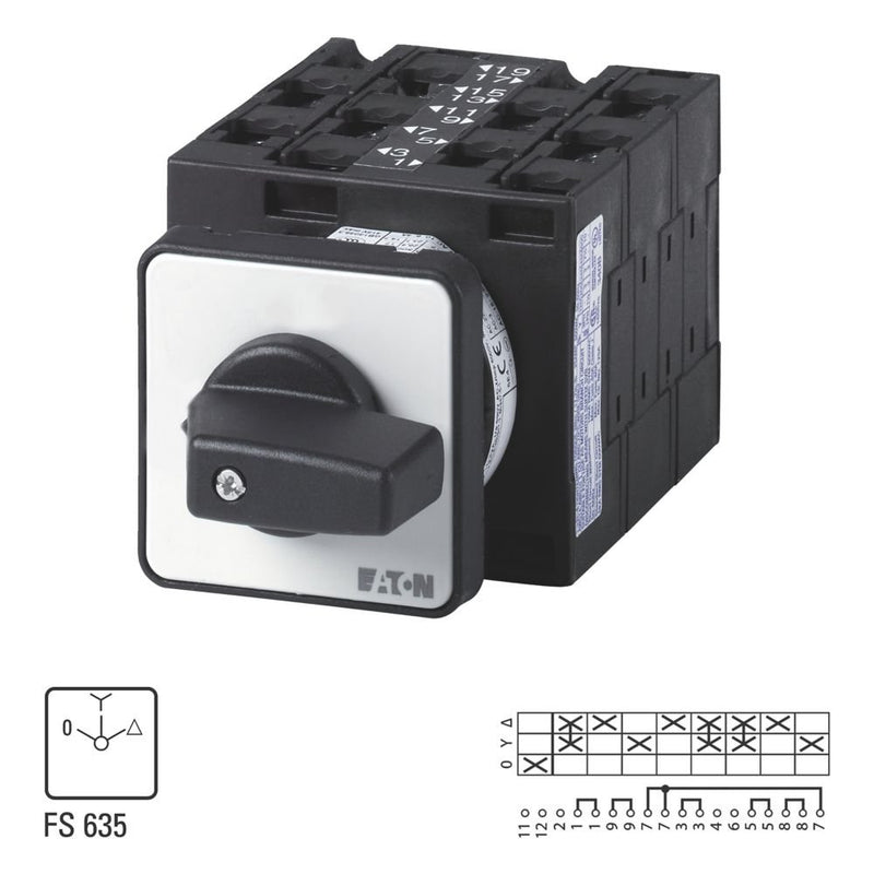 Eaton - Lastschalter Stern-Dreieck-Schalter T3-5-25/E