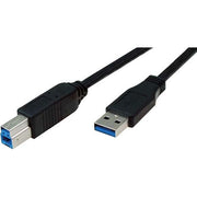 Bachmann - Daten- und Kommunikationskabel USB-Anschlusskabel 917.1205 USB 3.0 A/B 1m
