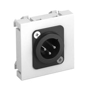 OBO Bettermann - Einsatz/Abdeckung für Kommunikationstechnik Multimediaträger MTG-X3M L RW1 45x45mm rws