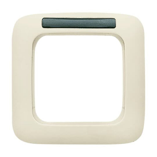 Busch-Jaeger - Abdeckrahmen Rahmen 1-fach 1721 NS-212 weiß, Sichtfenster − 1 Stück by Busch-Jaeger
