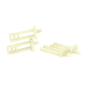 HellermannTyton - Befestigungssockel und -element für Kabelbinder Keilsockel TY5K5 PA66HS NA 100 18x17,8mm − 100 Stück