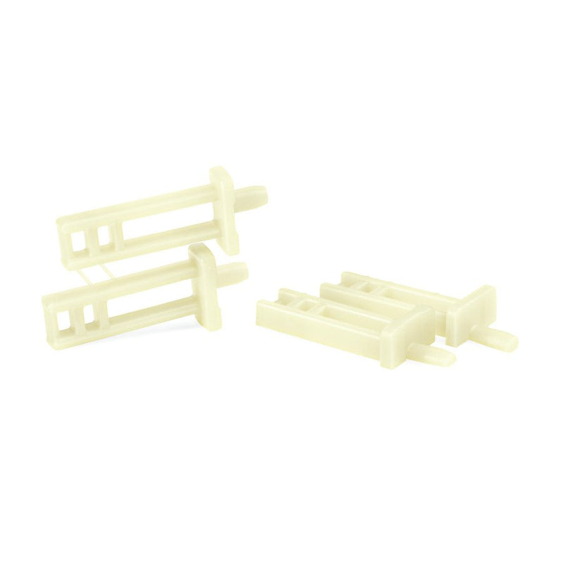 HellermannTyton - Befestigungssockel und -element für Kabelbinder Keilsockel TY5K5 PA66HS NA 100 18x17,8mm − 100 Stück