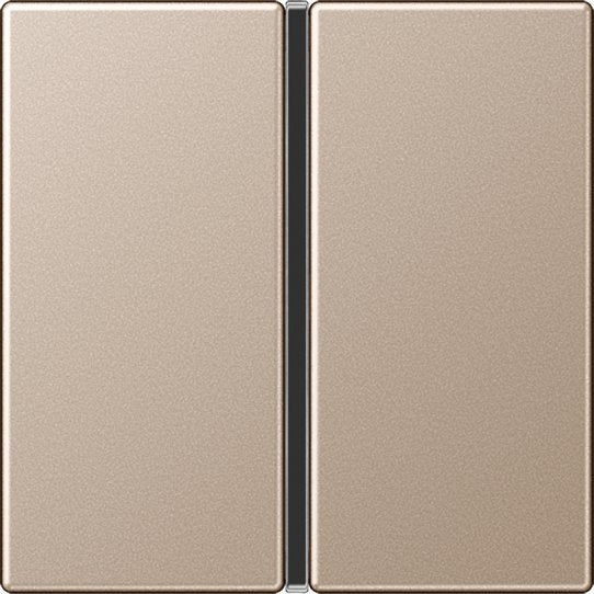 Jung - Abdeckung/Bedienelement für Installationsschalterprogramme Tastensatz 1-fach champ. A 401 TSA CH komplett − 1 Stück