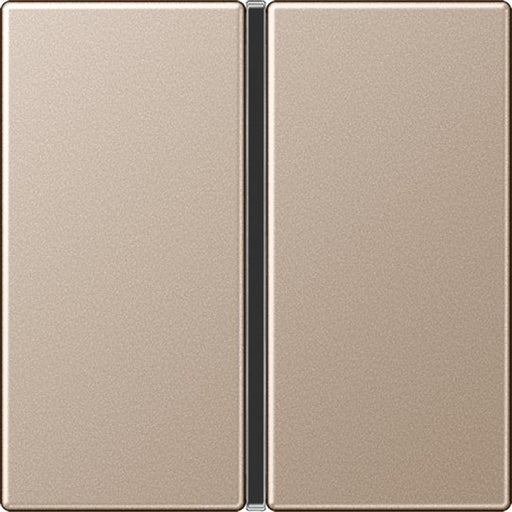 Jung - Abdeckung/Bedienelement für Installationsschalterprogramme Tastensatz 1-fach champ. A 401 TSA CH komplett − 1 Stück