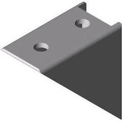 Item - Verbinder für Stiel/Profilschiene Winkel 0.0.425.06 weißaluminium