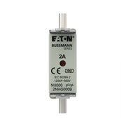 Eaton - Messersicherung Sicherungseinsatz Nieders. NH-SICHERU#2NHG000B 2A AC 500V 120kA − 3 Stück