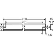 Hensel - Tragschiene DK TS 35 XXmm für KF35