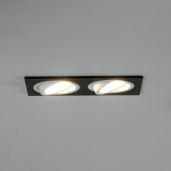 Brumberg Leuchten - Downlight/Strahler/Flutlicht Einbaumodul rechteckig 45023560 2-fach