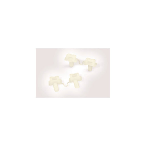 HellermannTyton - Befestigungssockel und -element für Kabelbinder Keilsockel TY5K2 PA66HS NA 100 14x12mm − 100 Stück