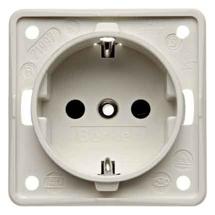 Berker - Steckdose Schuko-Steckd.pws 941952502 m.Schraubklemmen