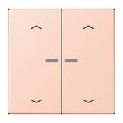 Jung - Bedienelement intelligent Taster mit Pfeilsymbolen BT LC 17102 P 234 locre rouge clair